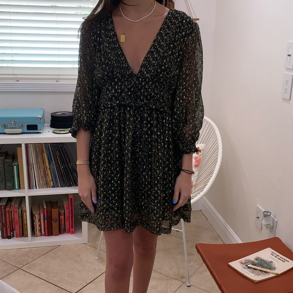 Urban Outfitters Quarter Sleeve Mini Dress Size M